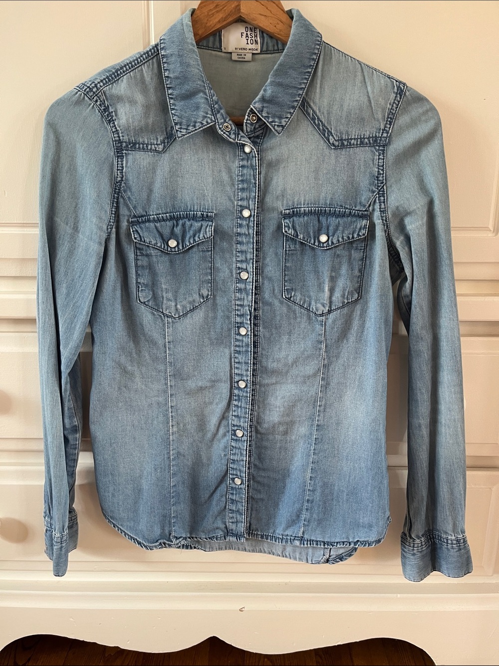 One by Vero Moda denim shirt